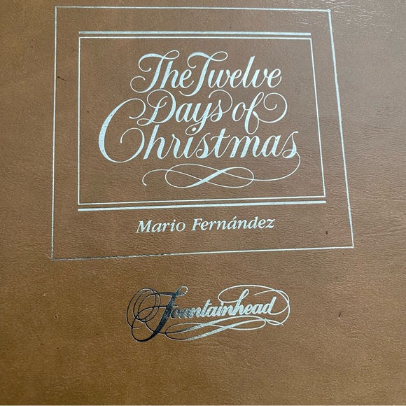 12 days of Christmas Plates by Mario Fernandez: partridge and turtle doves - Picture 13 of 15